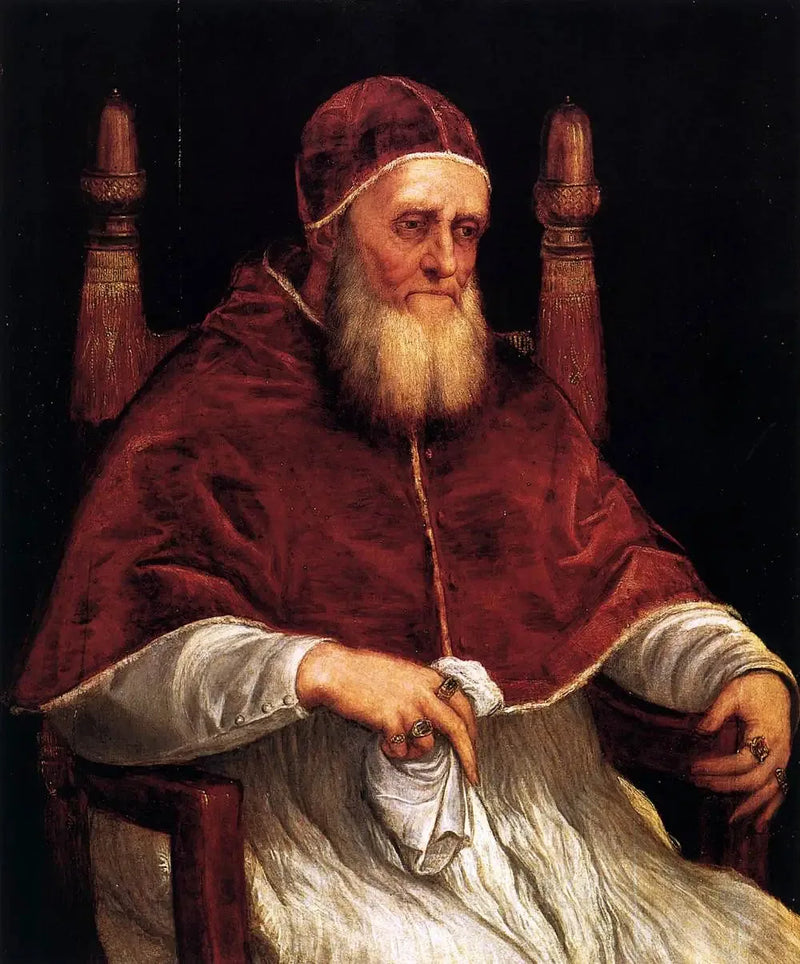 Ritratto del papa Giulio II - Tiziano