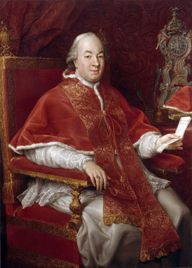 Ritratto del papa Pio VI, Giovanni Angelo Braschi (1717-1799) - Pompeo Batoni