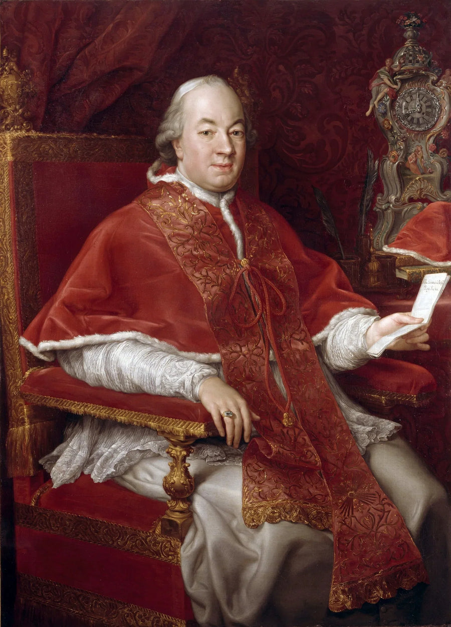 Ritratto del papa Pio VI, Giovanni Angelo Braschi (1717-1799) - Pompeo Batoni