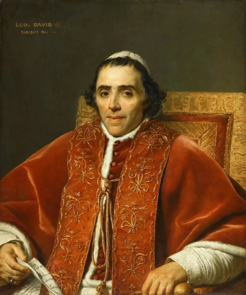 Ritratto di Papa Pio VII - Jacques-Louis David