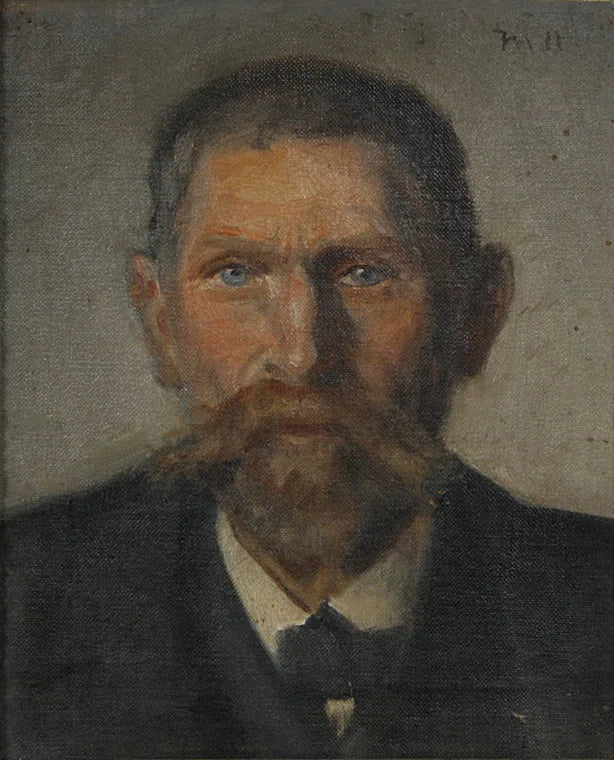 Ritratto del pescatore Jens Martin Jensen R��ntved. -Michael Peter Ancher