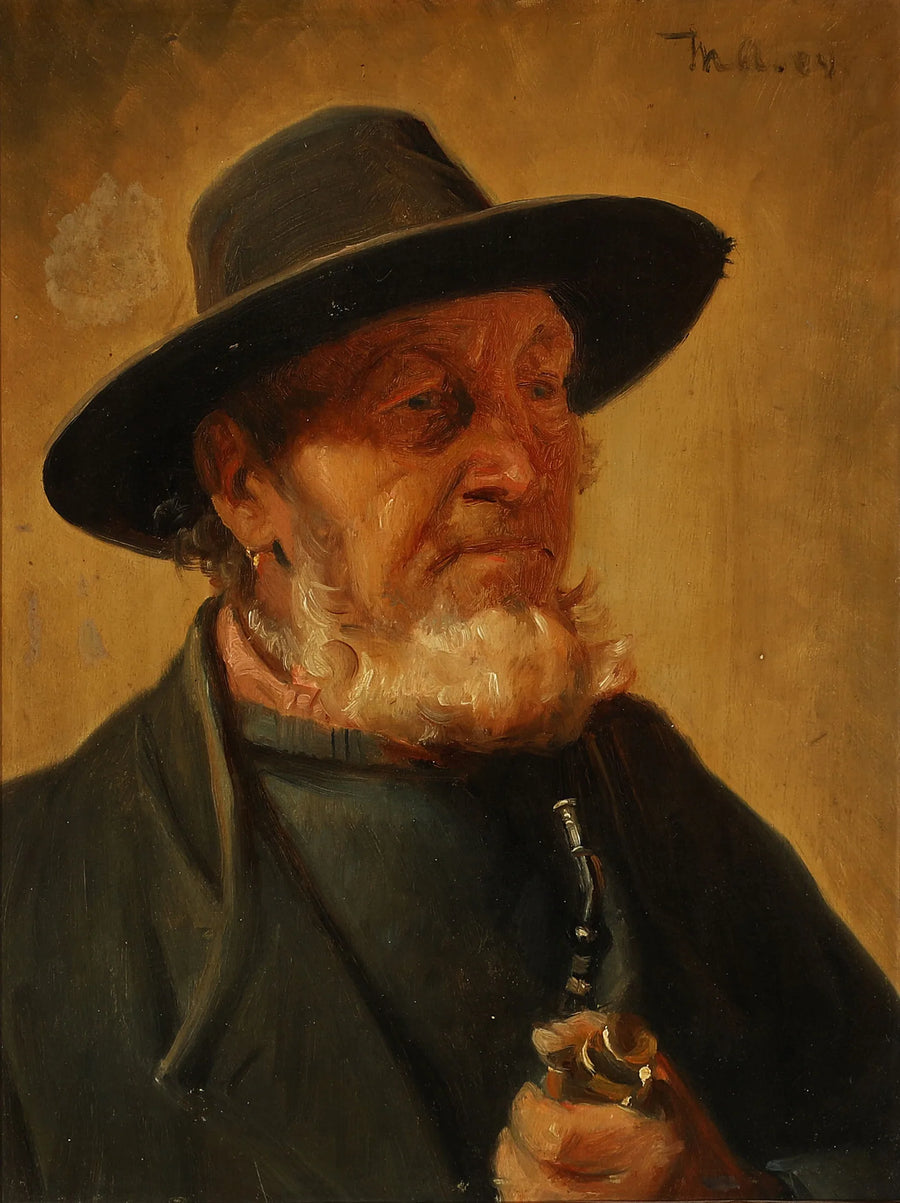 Ritratto del pescatore Ole Svendsen. -Michael Peter Ancher