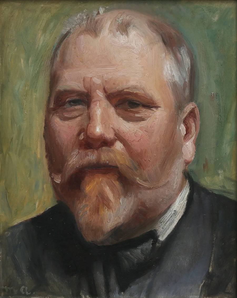 Ritratto del pittore Carl Müller. -Michael Peter Ancher