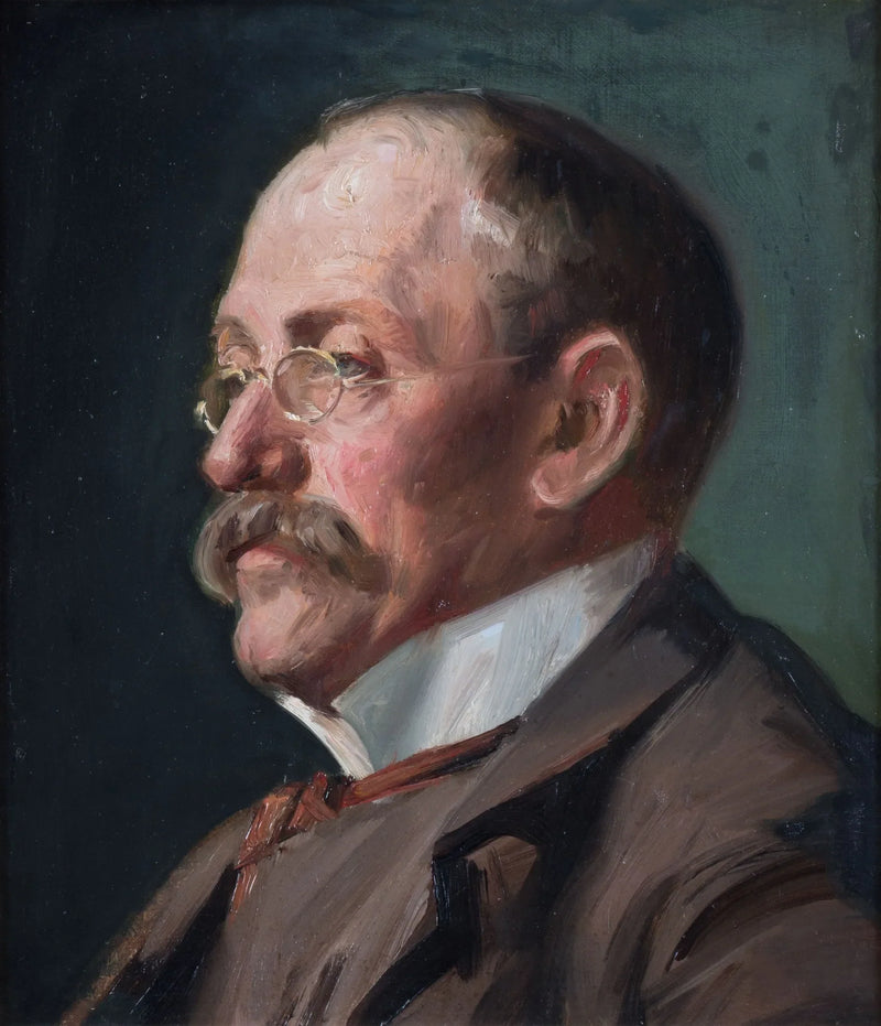 Ritratto del pittore Eilif Peterssen - Michael Peter Ancher