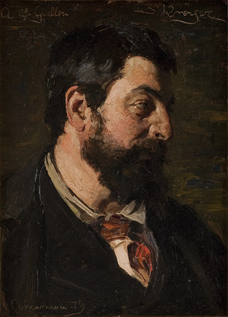 Ritratto del pittore francese Alfred Guillou - Peder Severin Krøyer