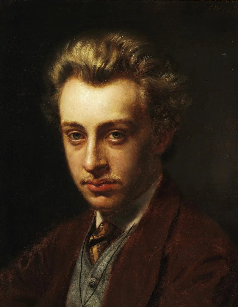 Ritratto del pittore Frans Schwartz - Peder Severin Krøyer