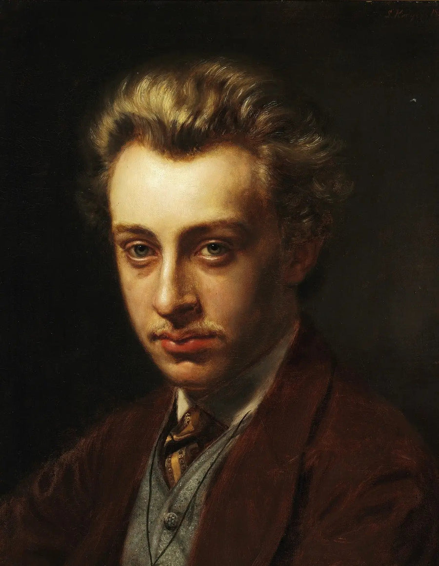 Ritratto del pittore Frans Schwartz - Peder Severin Krøyer
