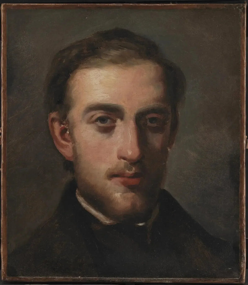 Ritratto del pittore Fritz Melbye (1826-1869) - Camille Pissarro