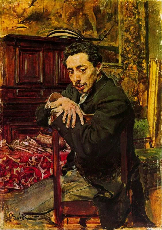 Ritratto del pittore Joaquín Araujo y Ruano - Giovanni Boldini