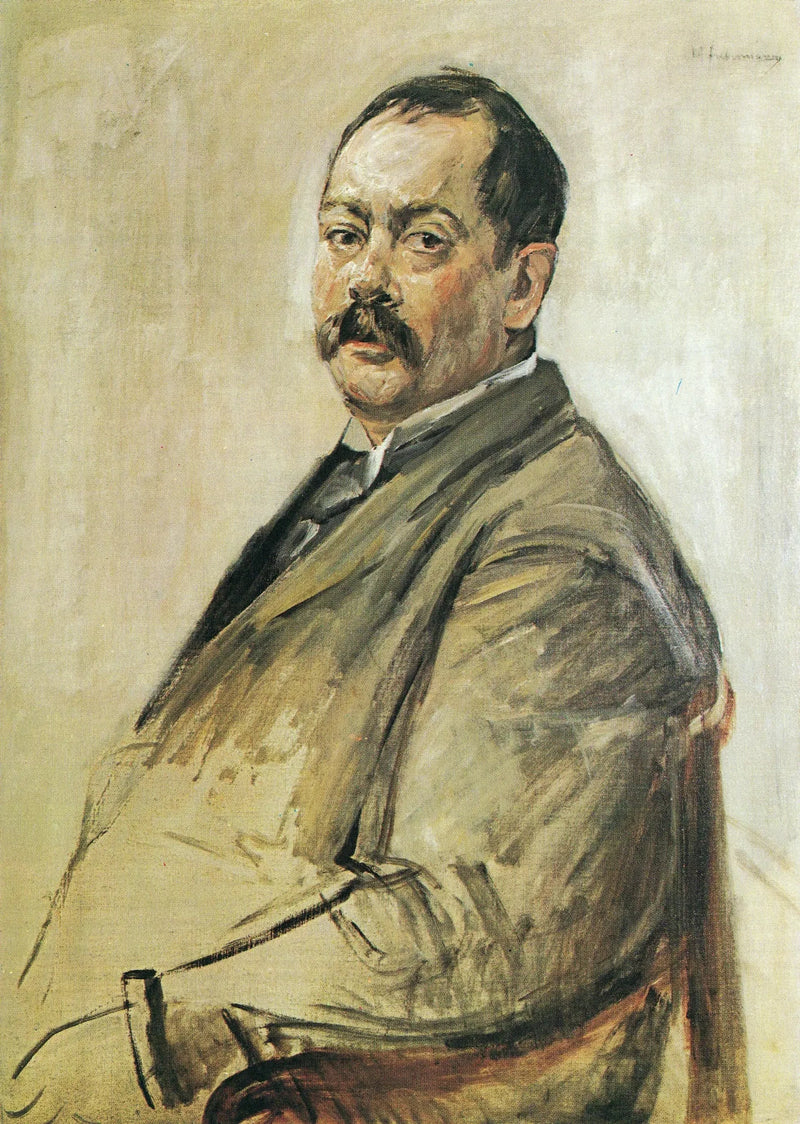 Ritratto del pittore Lovis Corinth - Max Liebermann