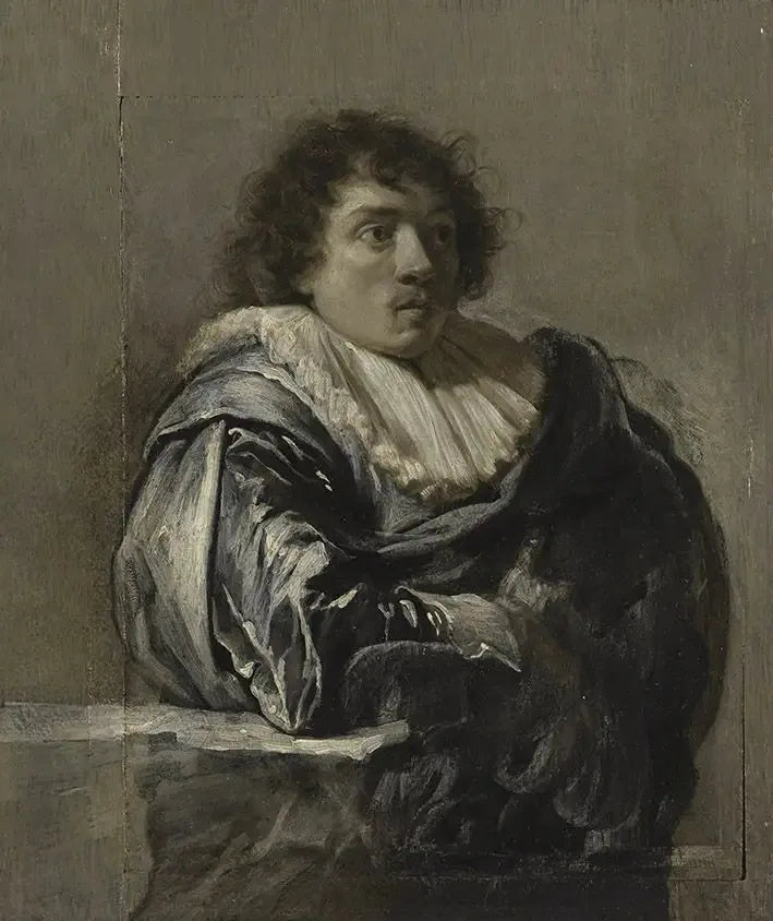 Ritratto del pittore Palamedesz Palamedes, gen. Stevaerts - Antoine van Dyck