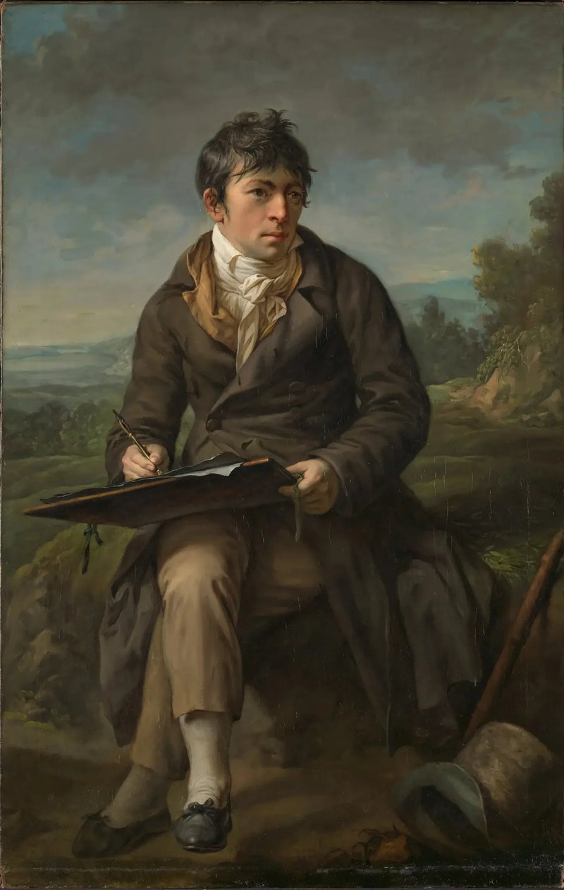 Ritratto del pittore paesaggista Carl Anton Graff - Anton Graff