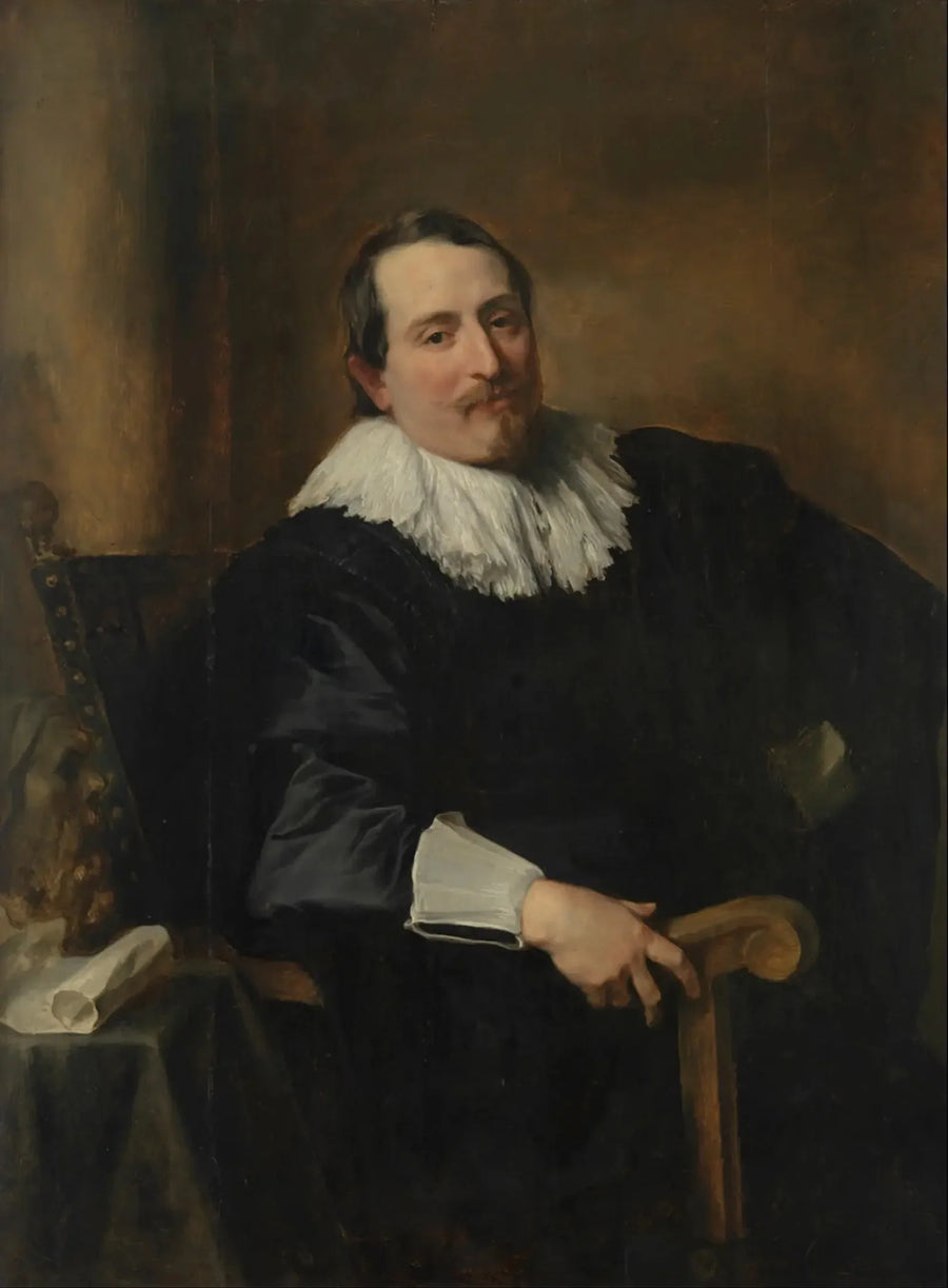 Ritratto del pittore Theodor Rombouts - Antoine van Dyck
