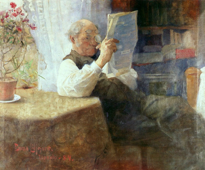 Ritratto del padre dell'artista - Bruno Liljefors