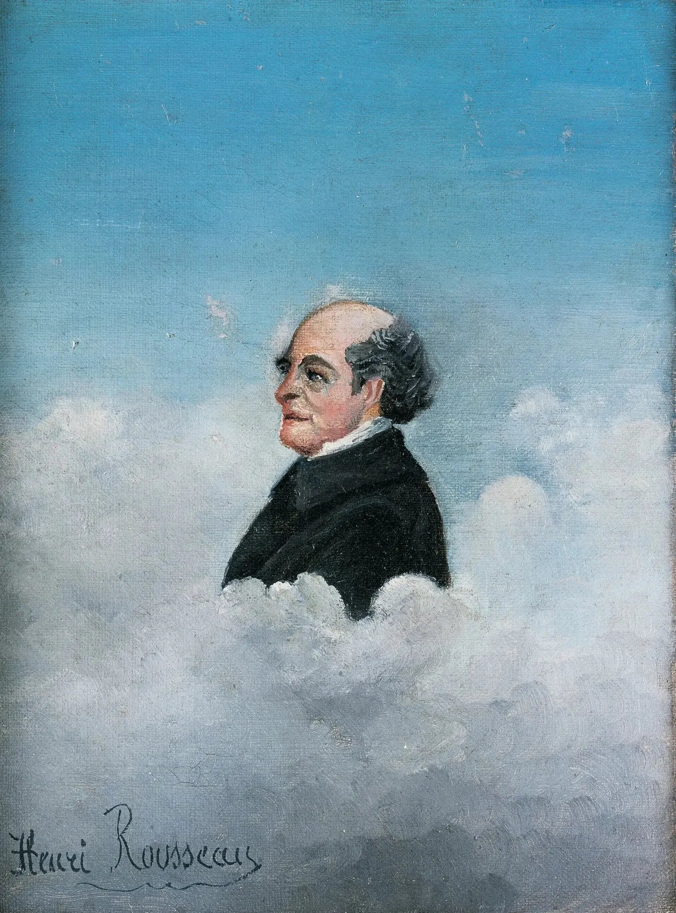 Portrait du père de l'artiste - Henri Rousseau image 1 reproduction de peinture à l’huile
