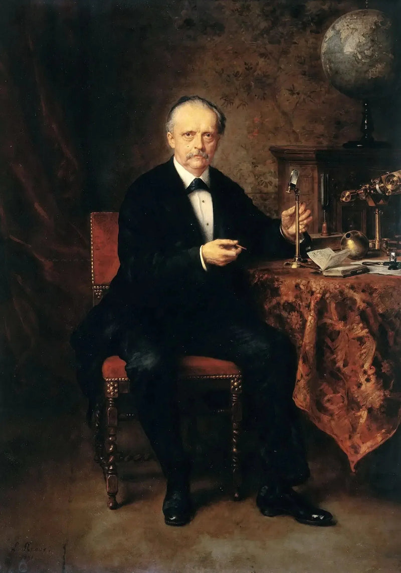 Ritratto del fisico Hermann von Helmholtz - Ludwig Knaus