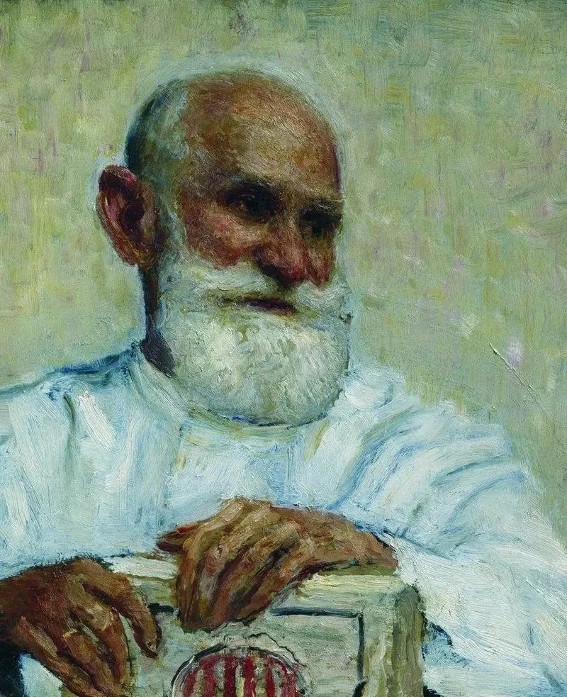Ritratto del fisiologo Ivan Petrovitch Pavlov - Ilya Repin