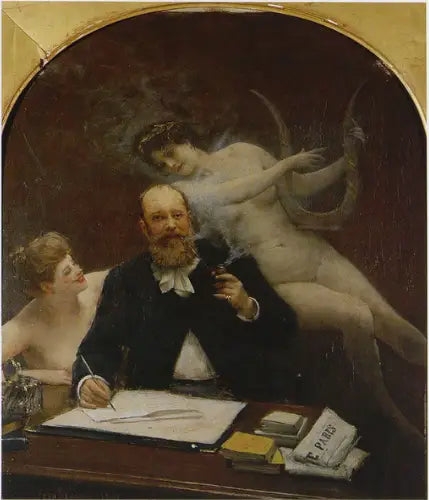 Ritratto del poeta Armand Silvestre - Jean Béraud
