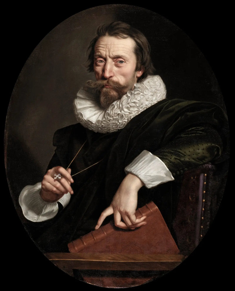 Ritratto del poeta italiano Giambattista Marino - Frans Pourbus il Giovane