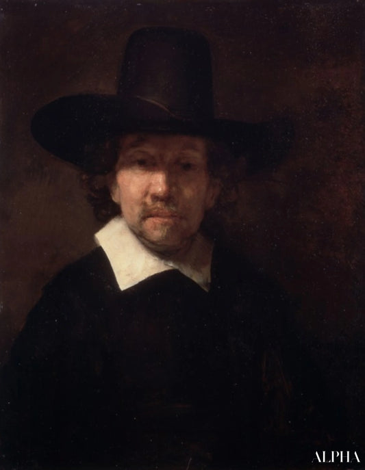 Portrait du poète Jeremias de Decker - Rembrandt van Rijn - Reproductions de tableaux et peintures haut de gamme