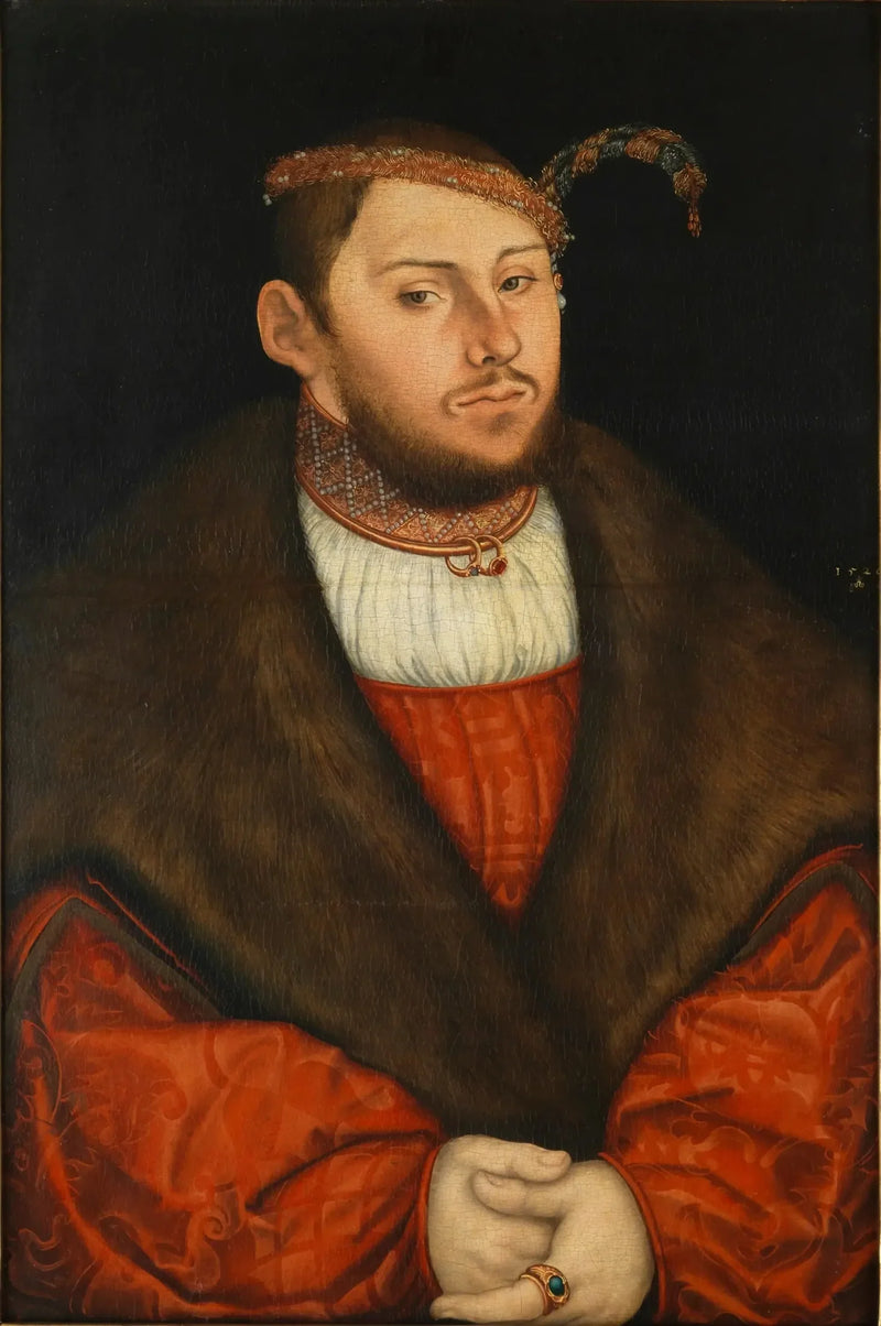 Ritratto del principe-elettore Giovanni Federico - Lucas Cranach il Vecchio