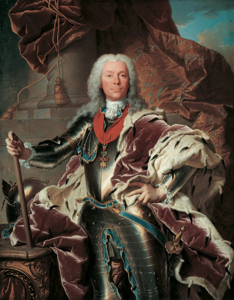 Ritratto del principe Giuseppe Wenzel I di Liechtenstein - Hyacinthe Rigaud