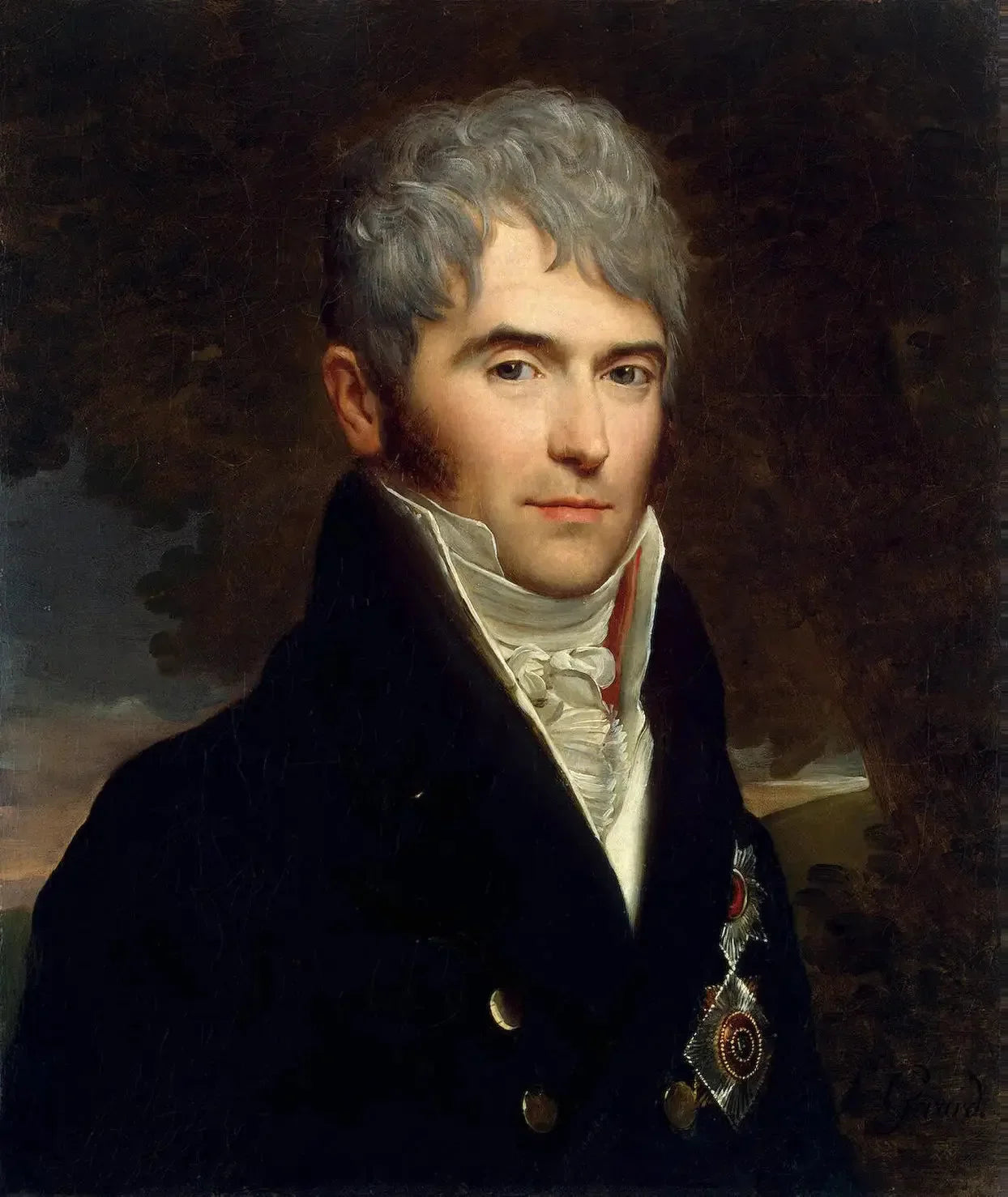 Portrait du prince Viktor Kochubey - François Gérard image 2 tableau peint à l’huile sur toile