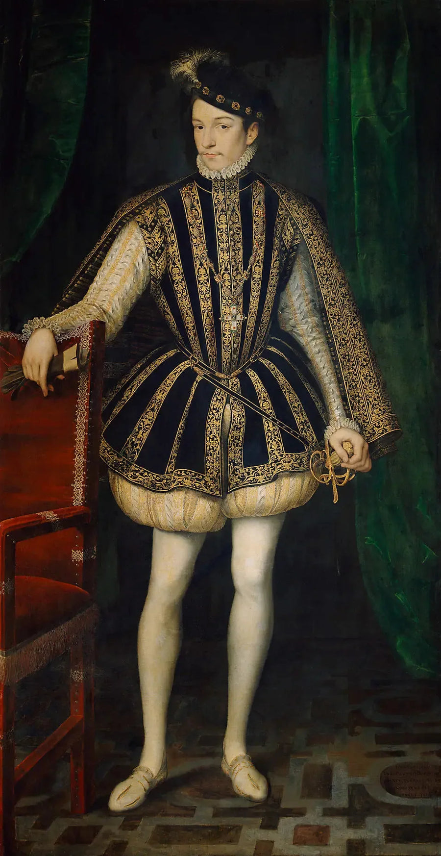 Ritratto del re Carlo IX di Francia - François Clouet
