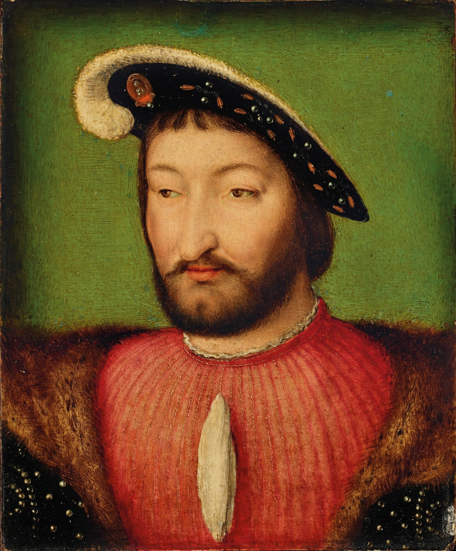 Ritratto del re Francesco I di Francia, busto - Joos van Cleve