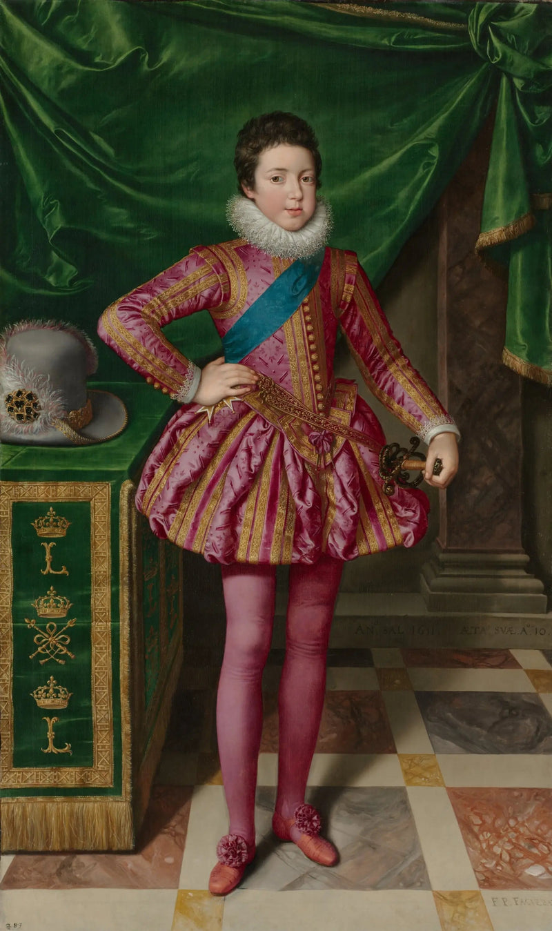 Ritratto del re Luigi XIII di Francia - Frans Pourbus il Giovane