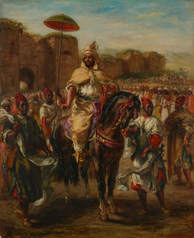 Ritratto del sultano del Marocco - Eugène Delacroix