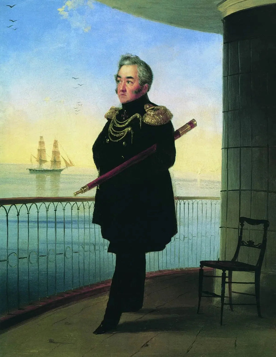 Ritratto del viceammiraglio M.P. Lazarev - Ivan Aïvazovski