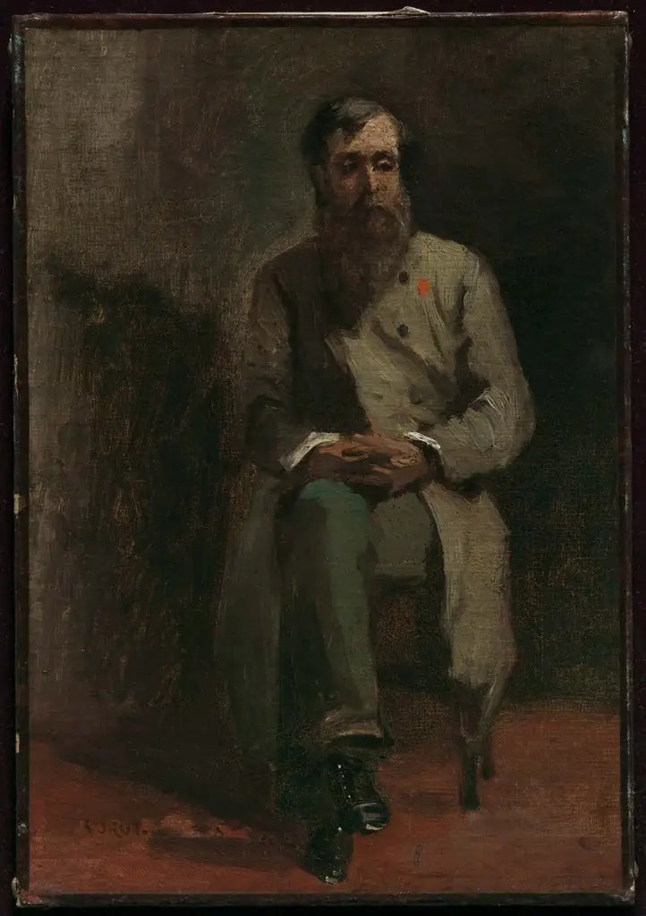 Portrait d’un homme - Jean-Baptiste Camille Corot - Alpha Reproduction