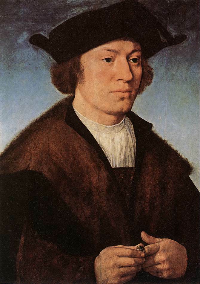 Portrait d’un homme - Joos van Cleve - Alpha Reproduction