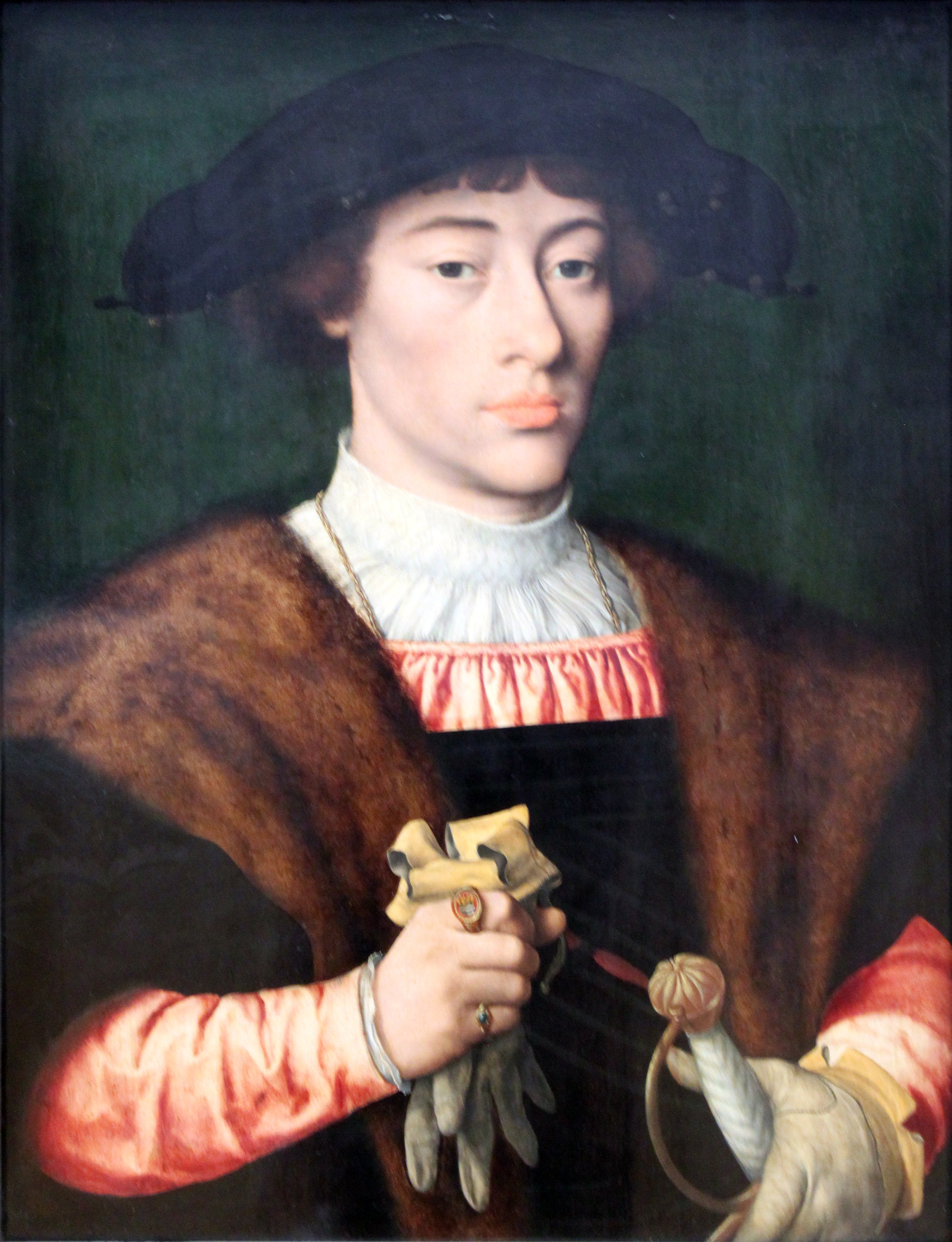 Portrait d’un jeune homme - Joos van Cleve - Alpha Reproduction