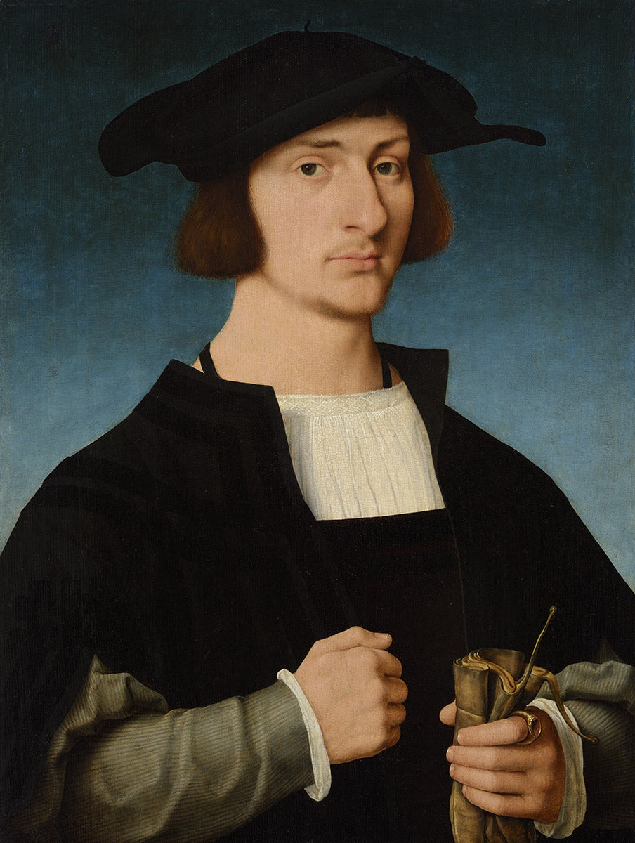 Portrait d’un jeune homme - Joos van Cleve - Alpha Reproduction