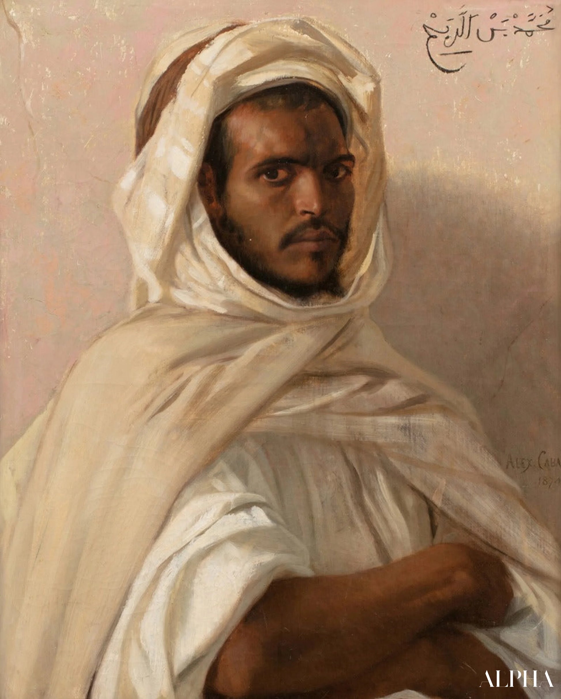 Ritratto di un Maghrebino - Alexandre Cabanel Riproduzioni di dipinti a olio