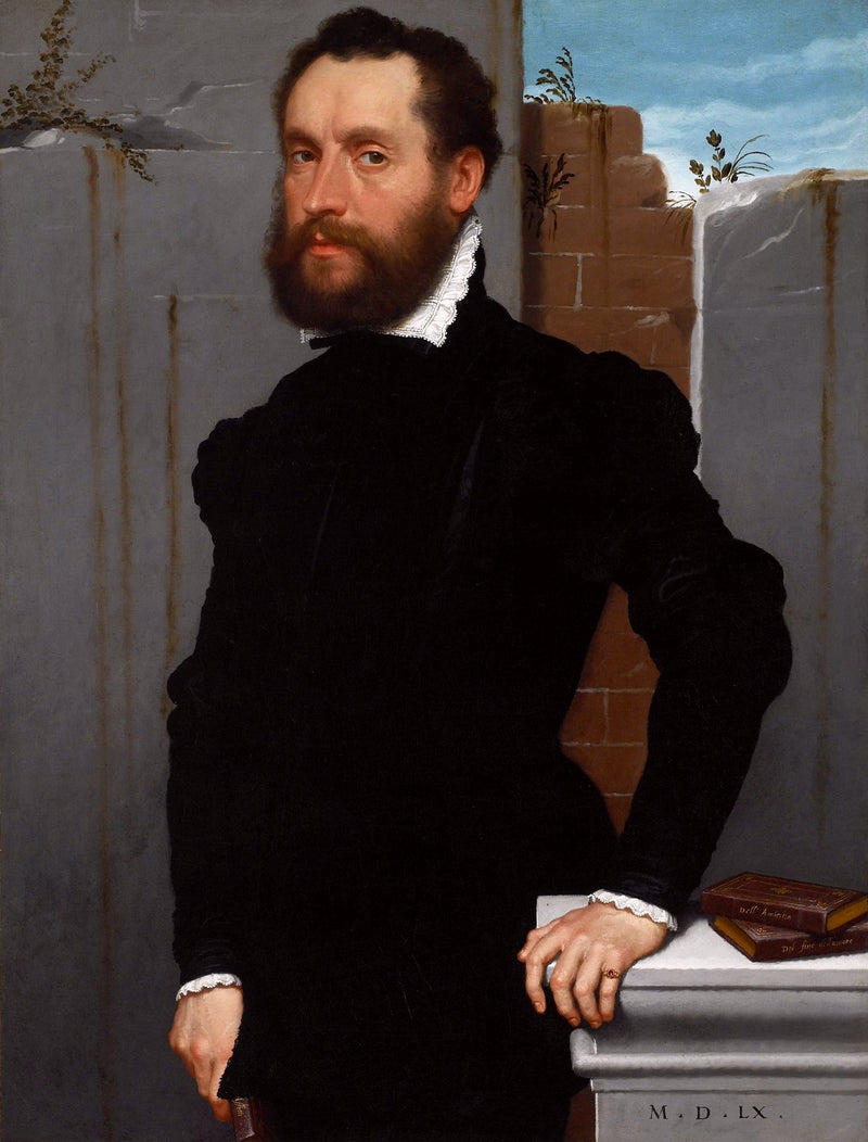 Ritratto di un poeta sconosciuto. - Giovanni Battista Moroni