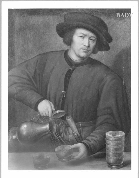 Portrait d’un verseur de vin - Joos van Cleve - Alpha Reproduction