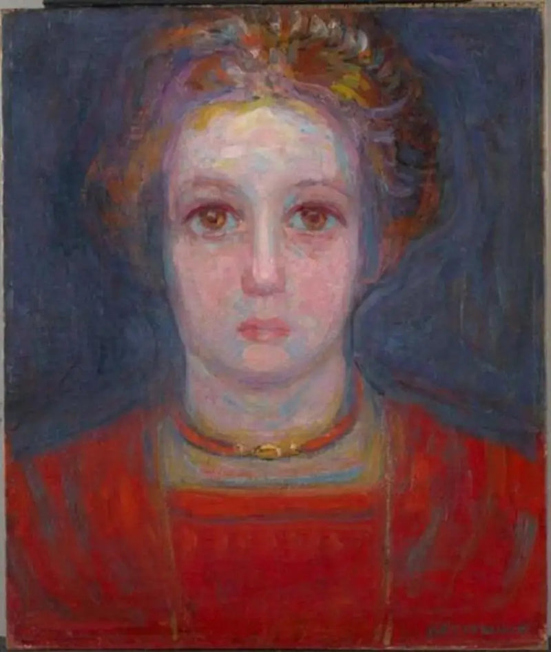 Ritratto di una ragazza in rosso - Piet Mondrian