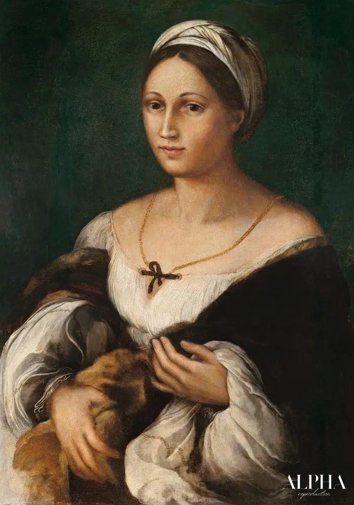 Portrait d'une jeune femme (Donna Velata) - Raphaël (peintre) - Reproductions de tableaux et peintures haut de gamme