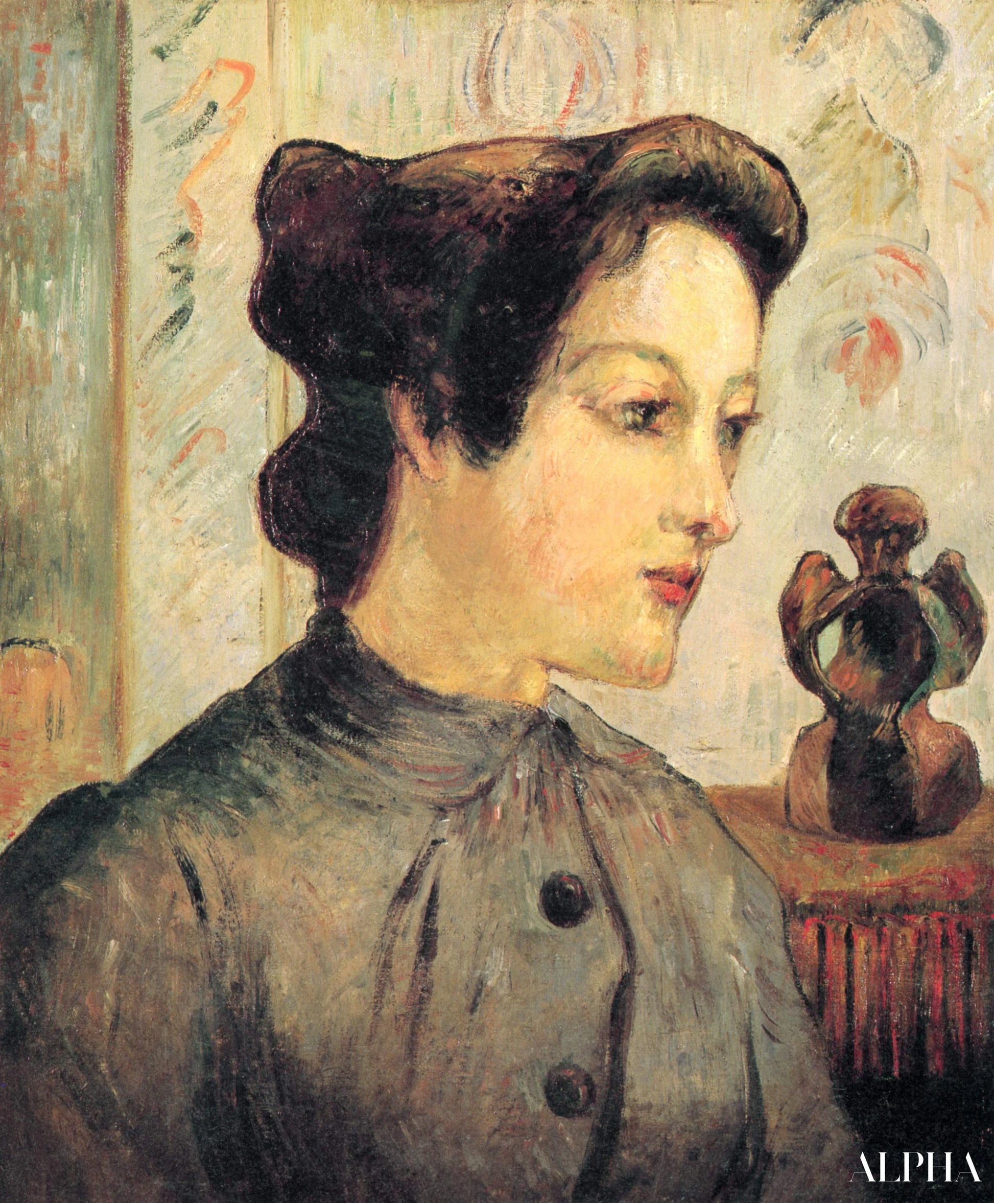 Ritratto di una giovane donna - Paul Gauguin - Riproduzioni di quadri e dipinti di alta gamma