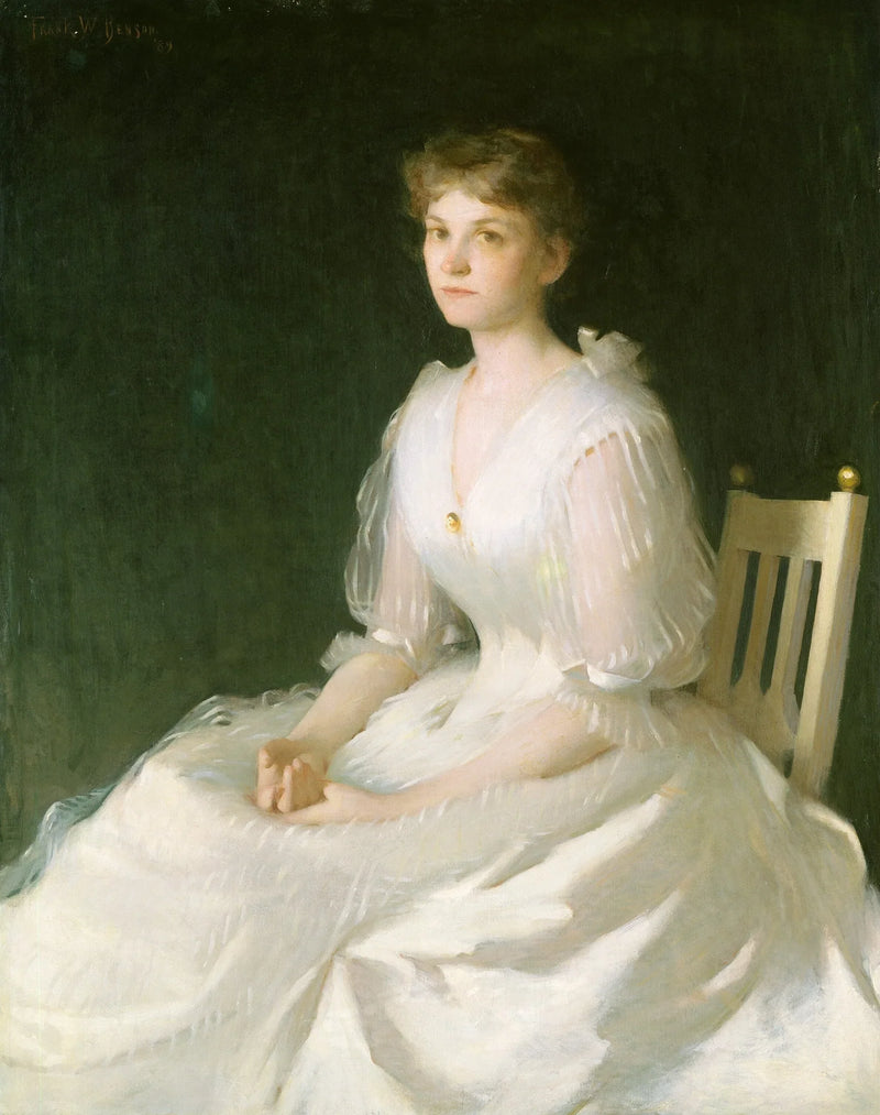 Ritratto in bianco - Frank Weston Benson