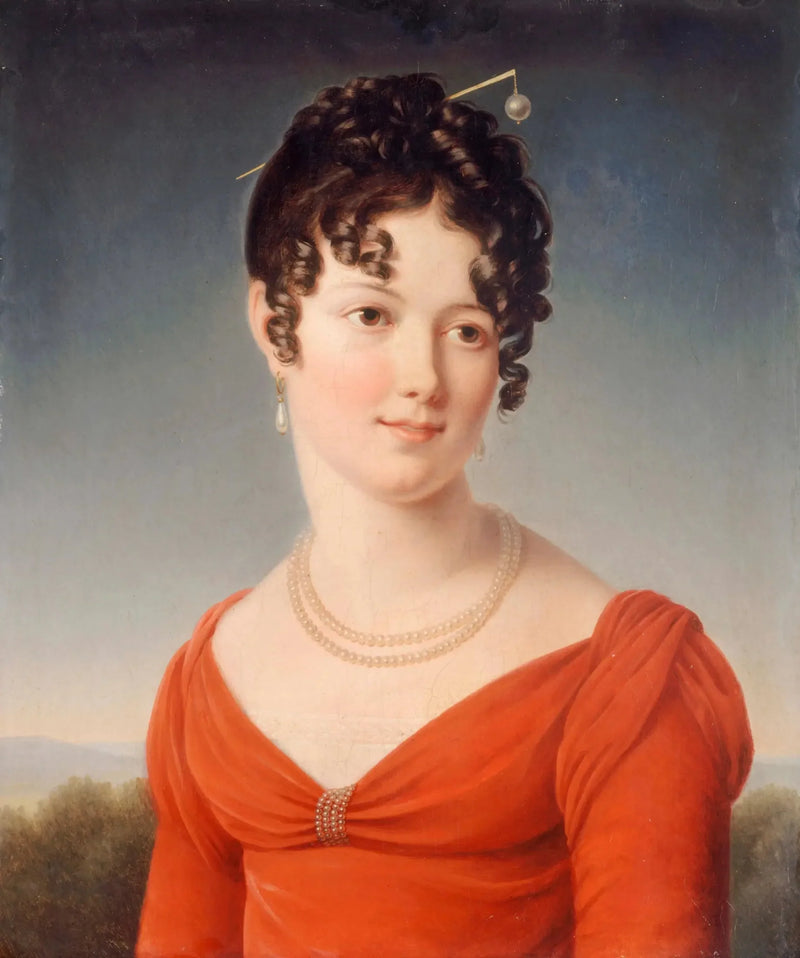 Ritratto in busto di Alexandrine-Anne de la Pallu, marchesa di Flers (1786-1832) - François Gérard