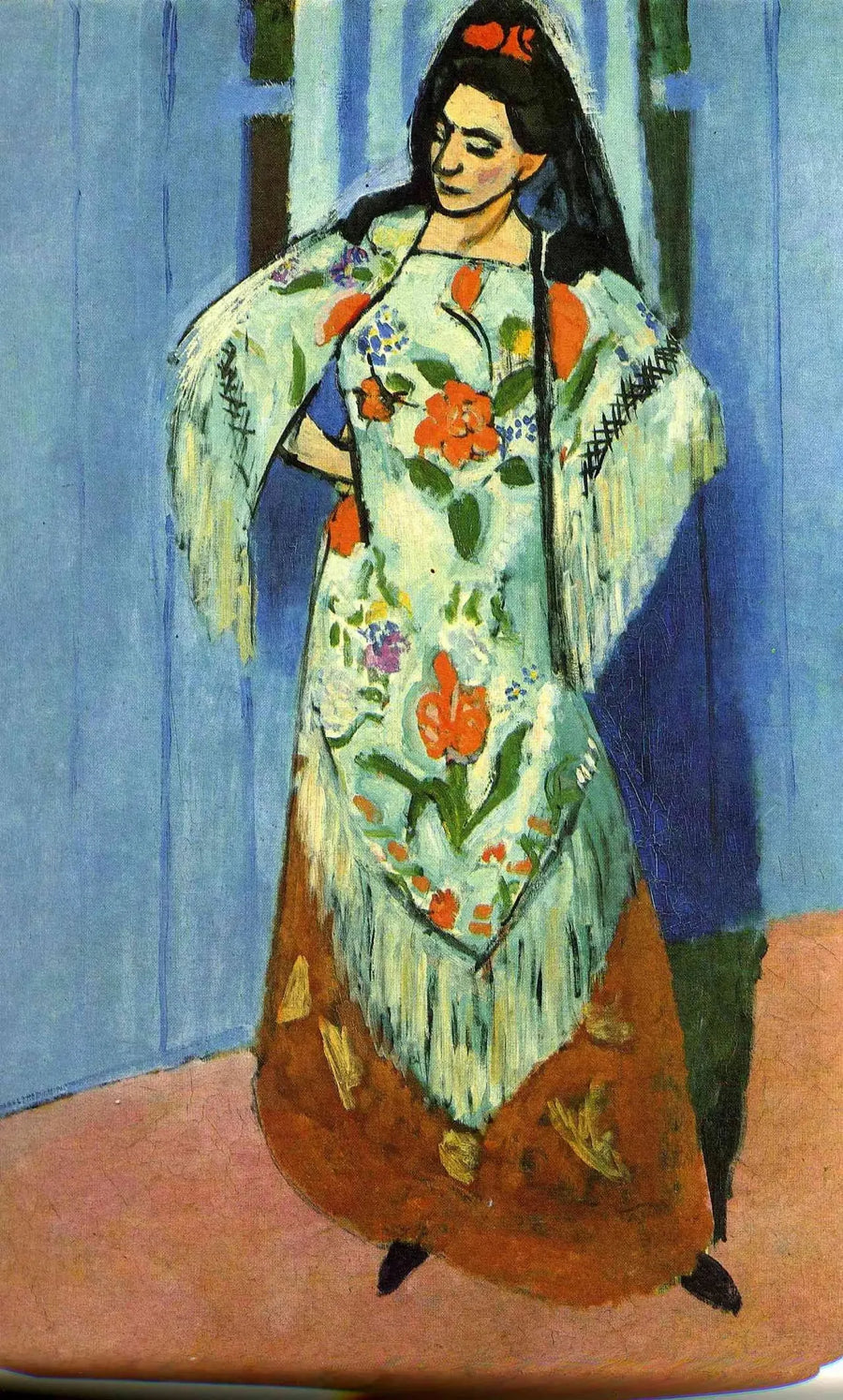 Ritratto a figura intera di Mme Matisse con il velo - Henri Matisse