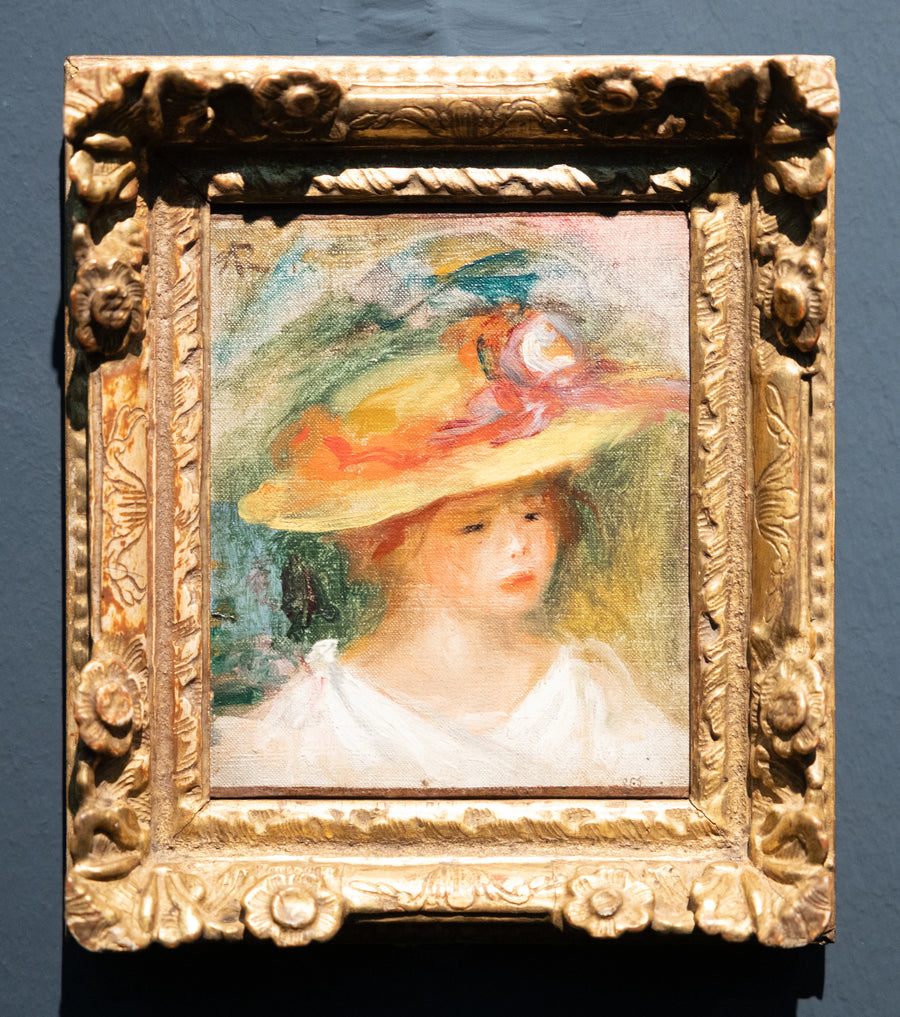 Ritratto di bambino con cappello - Pierre-Auguste Renoir