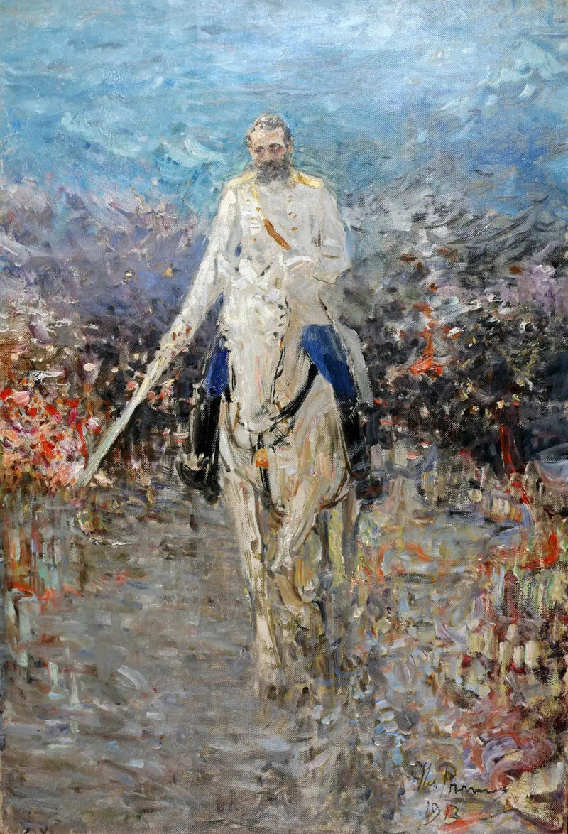 Ritratto equestre di Alessandro II - Ilya Repin