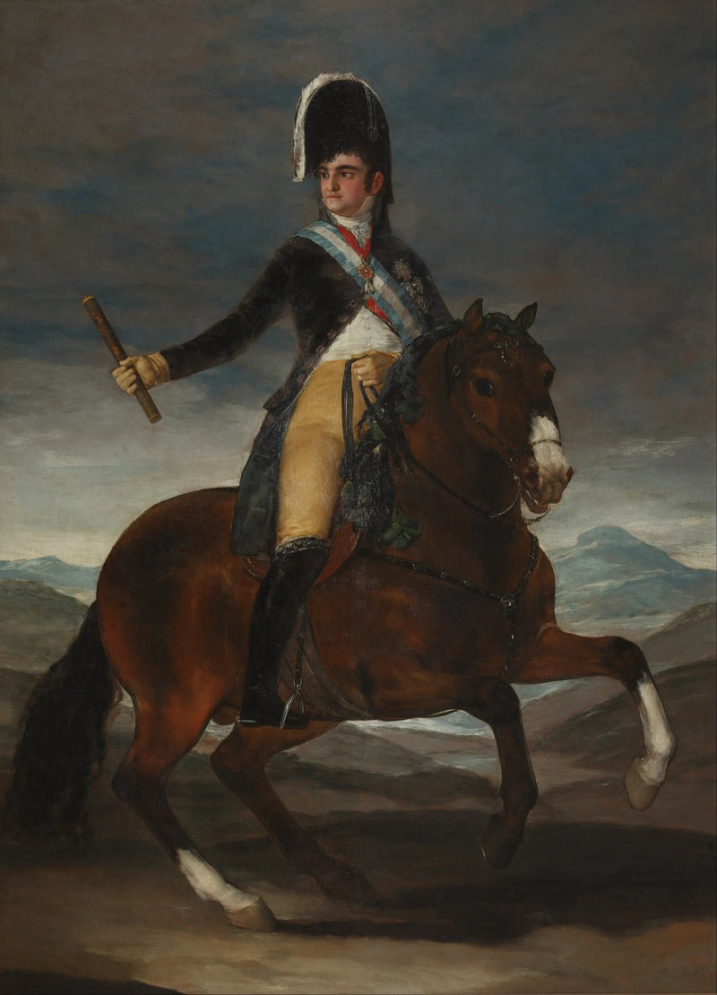 Ritratto equestre di Ferdinando VII - Francisco de Goya