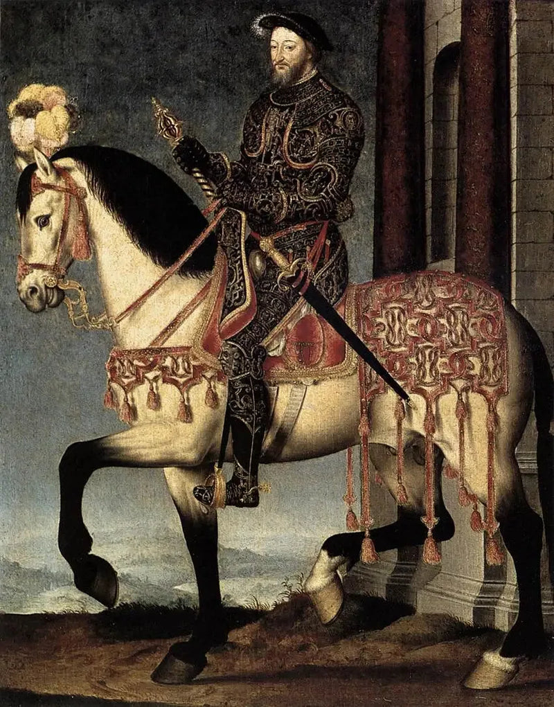 Ritratto equestre di Francesco I - François Clouet