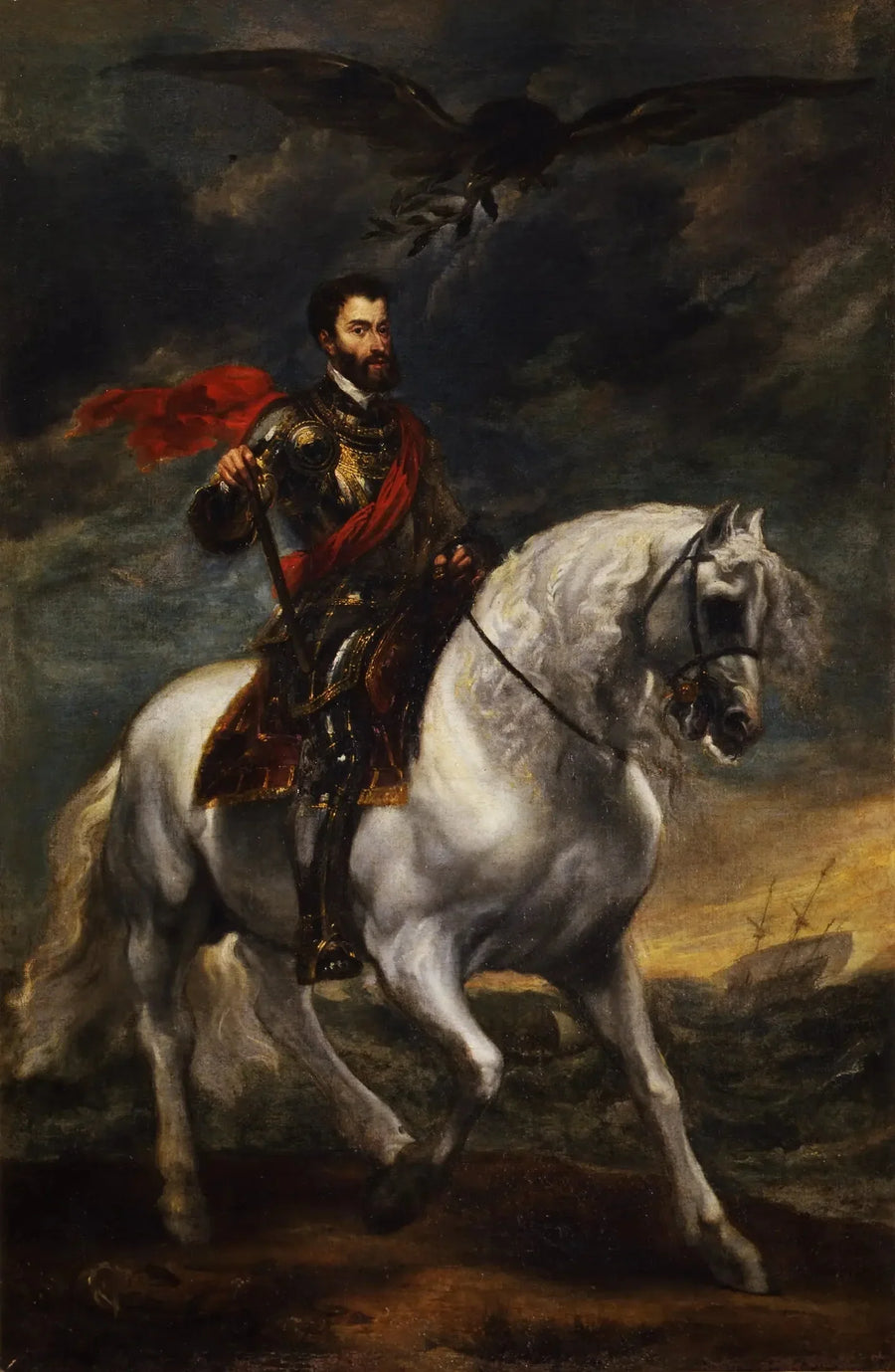 Ritratto equestre dell'imperatore Carlo V - Antoine van Dyck